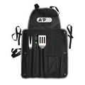 4 Piece BBQ Apron Set